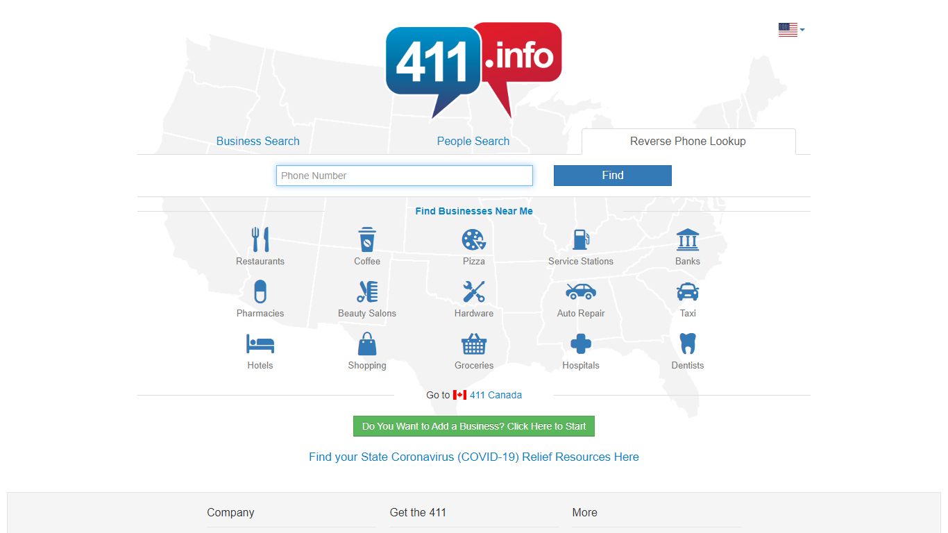 U.S. Reverse Phone Lookup - 411.info™